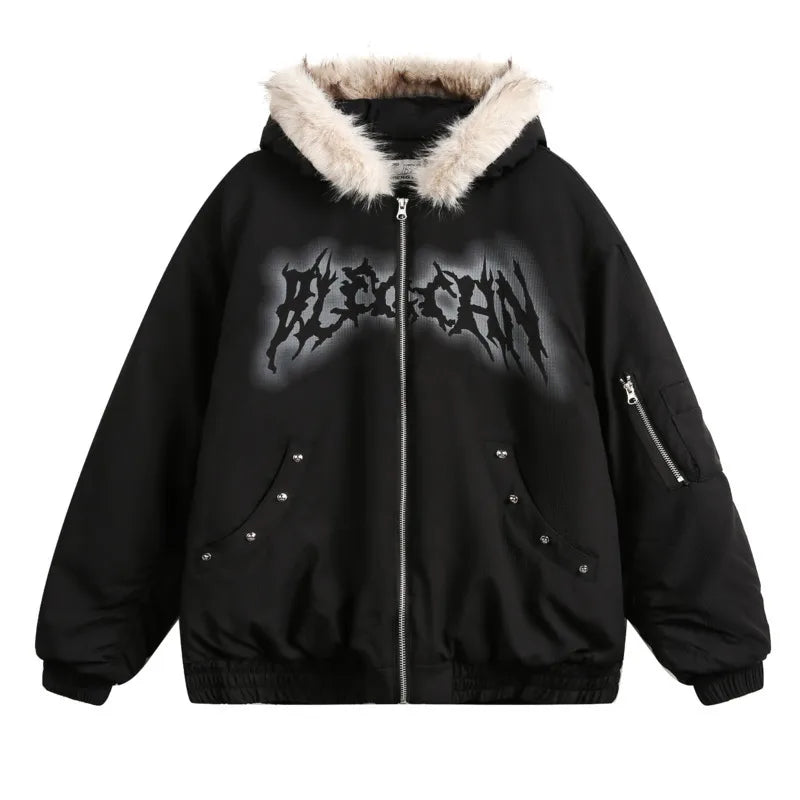 Fur Hooded Jacket