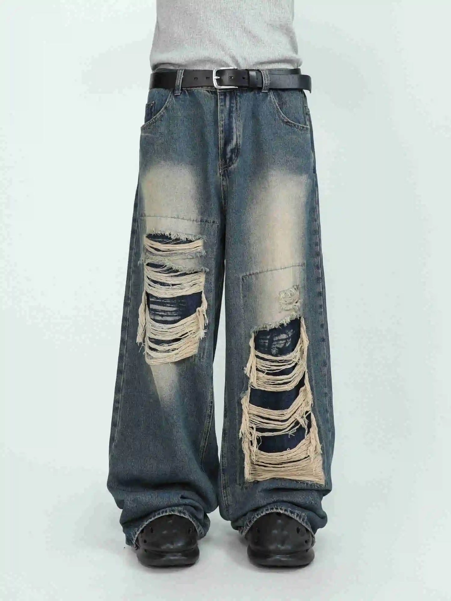 Distressed Ripped Jeans