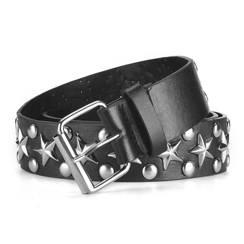 Star Leather Belt