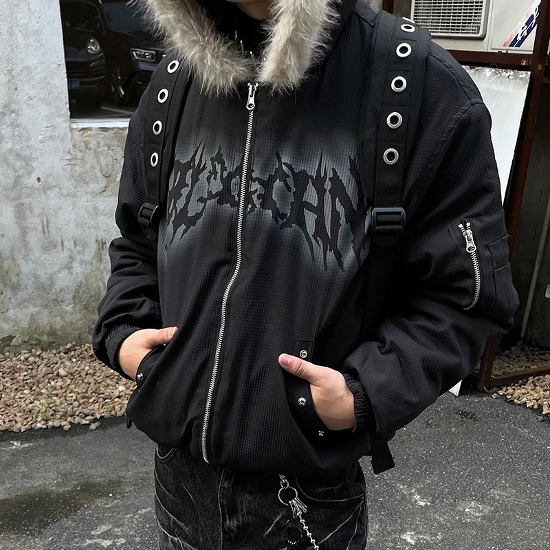 Fur Hooded Jacket