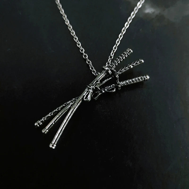 Zoro 3 Swords Necklace