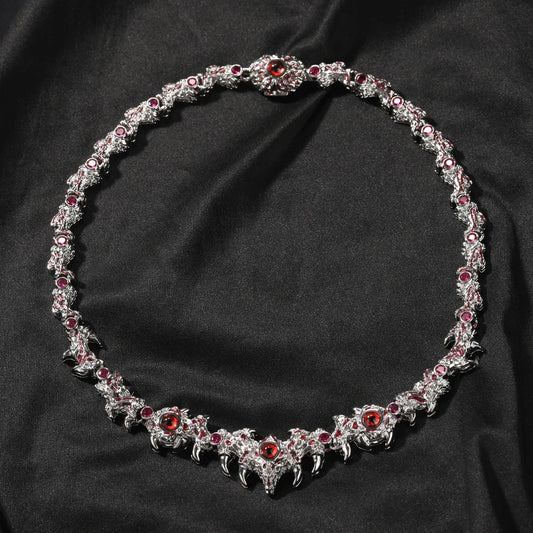 Heresy Red Rhinestone Chain