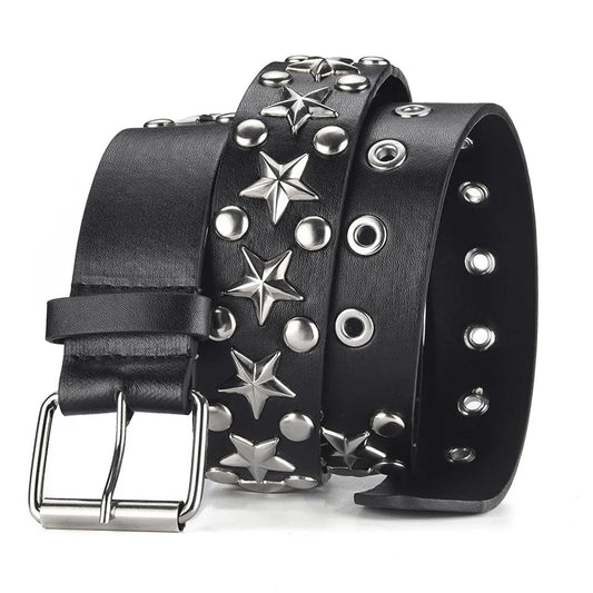 Star Leather Belt