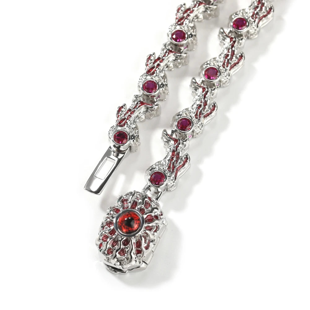 Heresy Red Rhinestone Chain